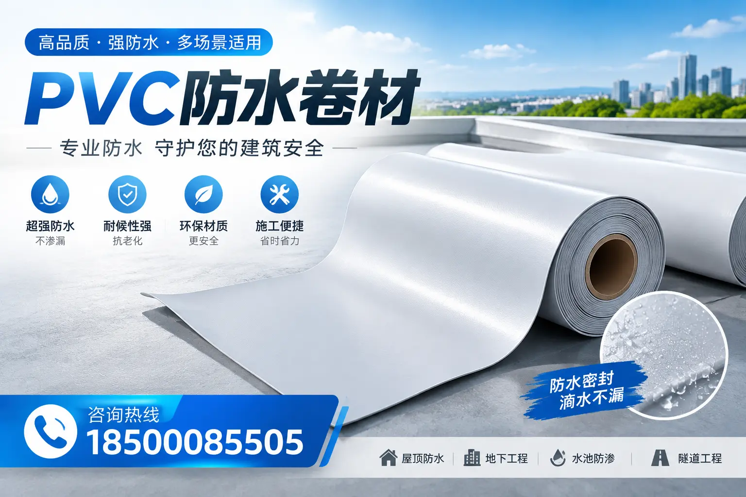 PVC防水卷材的市场竞争分析，珠海品牌选择参考